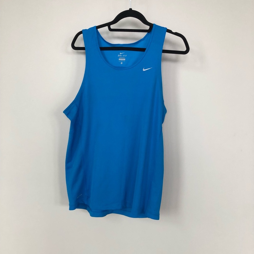 Blue Dry Fit Nike Tank Top Size Large